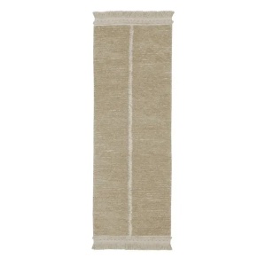 Covor reversibil pentru copii verde salvie din bumbac 80x230 cm Reversible Lorena Canals