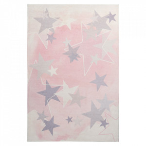 Covor roz din fibre sintetice 160x230 cm My Stars Obsession