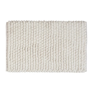 Covoras baie din fibre albe 50x80 cm Solivo Wenko