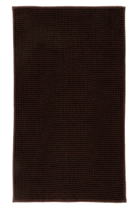 Covoras baie maro ciocolata din fibre sintetice 50x90 cm Monza Lalee