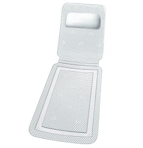 Covoras pentru cabina de dus alb din fibre sintetice 36x125 cm Comfort Wenko