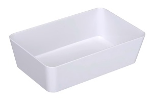 Cutie alba din fibre sintetice Shelf Candy Wenko