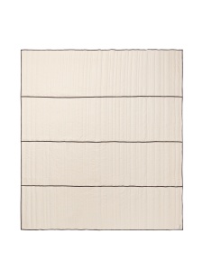 Cuvertura matlasata crem din bumbac 230x260 cm Vari Ferm Living