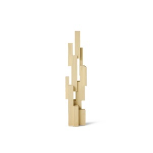 Decoratiune crem din lemn 99 cm Skyscraper HKliving