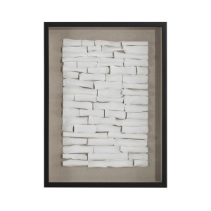 Decoratiune de perete din lemn negru 60x80 cm Joyce Thai Natura