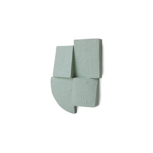 Decoratiune de perete gri/albastra 23x31 cm Levels HKliving