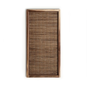 Decoratiune de perete maro din fibre naturale 50x100 cm Maurice Vical Home