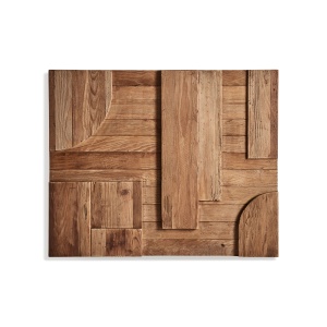 Decoratiune de perete maro din lemn 80x98 cm Crissey 2 Vical Home