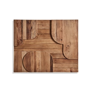 Decoratiune de perete maro din lemn 80x98 cm Crissey 4 Vical Home