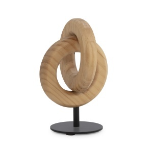 Decoratiune din lemn maro 19 cm Suraj Thai Natura