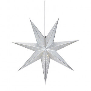 Decoratiune luminoasa suspendabila argintie din carton Glitter Mini Markslojd