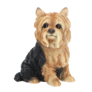 Decoratiune maro din fibre sintetice 22 cm Yorkshire Terrier Esschert Design