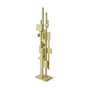 Decoratiune verde fistic din lemn 179 cm Skyscraper HKliving