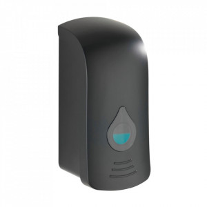 Dispenser sapun lichid de perete negru din plastic 740 ml Ranera Wenko