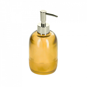 Dispenser sapun lichid galben din polipropilena si polirasina 8 cm Maive Kave Home