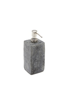 Dispenser sapun lichid gri din piatra 8x20 cm Macinne Kave Home