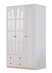 Dulap alb 180 cm Anette Mirror The Home Collection