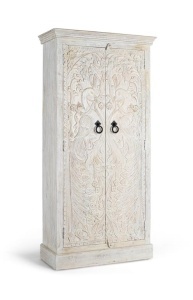 Dulap alb din lemn 183 cm Pillar Giner y Colomer