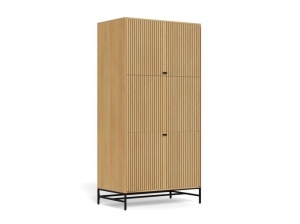 Dulap maro/negru 200 cm Albany Quiet Object