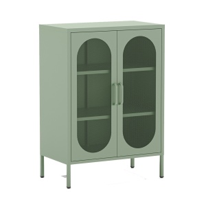 Dulap verde menta din metal 100 cm Diora Quiet Object