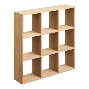 Etajera de perete maro din lemn 46 cm Moss House Nordic