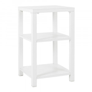Etajera pentru exterior alba din metal 90 cm Atlantic Bizzotto