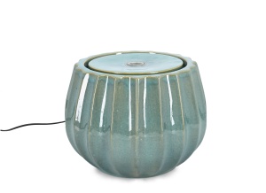Fantana arteziana albastra din ceramica Ilya Bizzotto