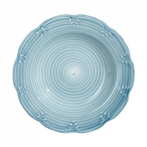 Farfurie adanca albastra din ceramica 23 cm Azul The Home Collection