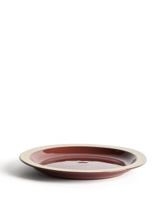 Farfurie intinsa rosu burgund din ceramica 25 cm Doren Kave Home