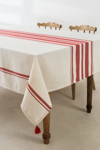 Fata de masa din bumbac rosu 160x220 cm Tereza The Home Collection