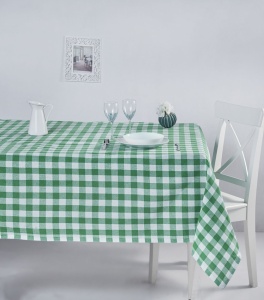 Fata de masa verde din fibre 160x160 cm Kareli The Home Collection