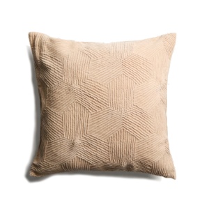 Fata de perna alb antic din catifea 50x50 cm Morine Kave Home