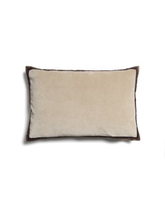 Fata de perna bej din catifea 40x60 cm Niroi Kave Home