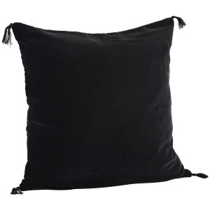 Fata de perna neagra din catifea 50x50 cm Maxi Madam Stoltz