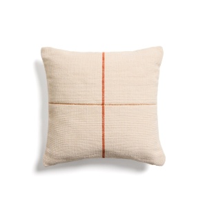 Fata de perna portocalie din fibre sintetice 45x45 cm Atima Kave Home