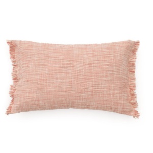 Fata de perna roz somon din bumbac 40x60 cm Mirea Kave Home