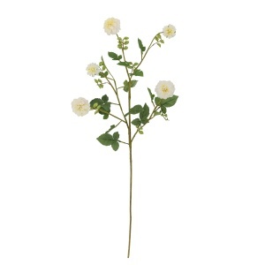Floare artificiala alba din fibre sintetice 101 cm Chrysantemum Bloomingville