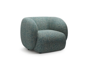 Fotoliu albastru din textil Kate Micadoni