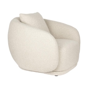 Fotoliu bej din textil Duffel Quiet Object