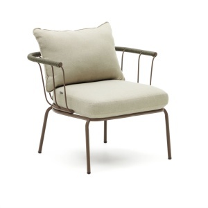 Fotoliu exterior multicolor din textil Salguer Kave Home