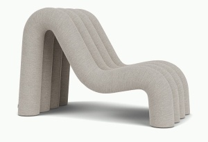 Fotoliu gri din textil Alp Sydney -22 FEST