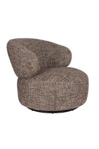 Fotoliu maro din textil Walter Dutchbone