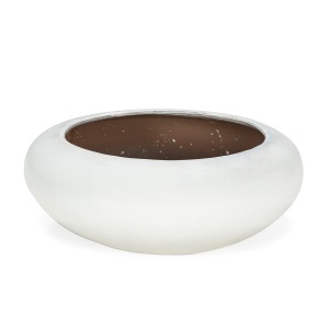 Ghiveci din ceramica alba 74 cm Kendra Thai Natura
