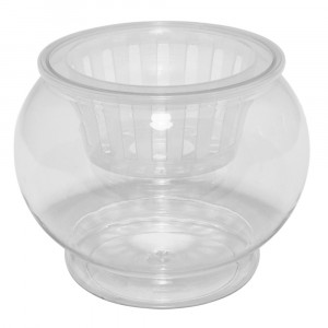 Ghiveci hidroponic transparent din fibre sintetice 15 cm Kult M Esschert Design