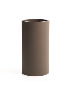 Ghiveci maro din ciment 42 cm Aiguablava Kave Home