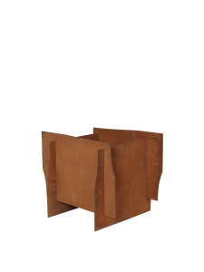 Ghiveci maro din metal 35x38 cm Lapel Ferm Living