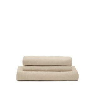 Husa pentru canapea grej din textil pentru 4 persoane Nora Kave Home