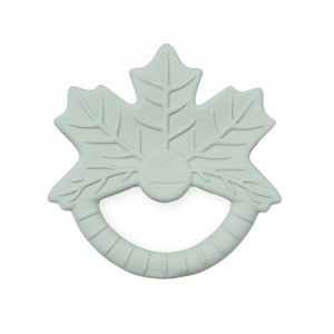 Jucarie dentitie verde prafuit din cauciuc Leaf CamCam Copenhagen