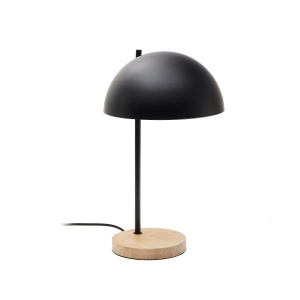 Lampa birou neagra din metal 49 cm Catlar Kave Home