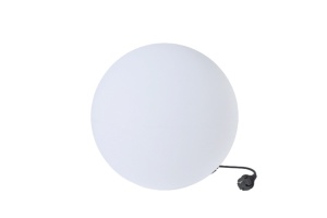Lampa pentru exterior alba din plastic 38 cm Ball Zuma Line